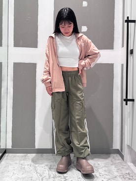 「アディダスオリジナルス」｜「アイテム（ブーツ）」を使った、TCさん（レディース・160cm）の秋コーディネート