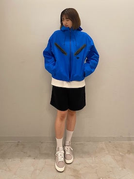 「アディダスコーデ」｜「アイテム（ナイロンジャケット）」を使った、Ayakaさん（レディース・170cm）の夏コーディネート