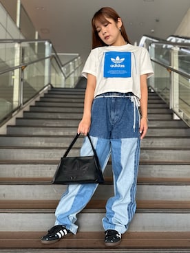 「クセニア・シュナイダー」｜「アイテム（パンツ）」を使った、mikuさん（レディース・153cm）の夏コーディネート