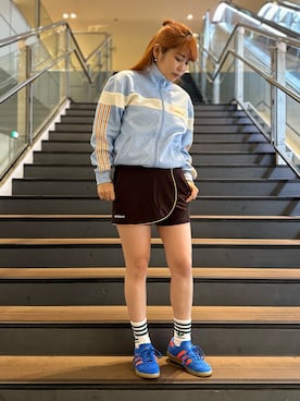 「スコート」｜mikuさん（レディース・153cm）の夏コーディネート