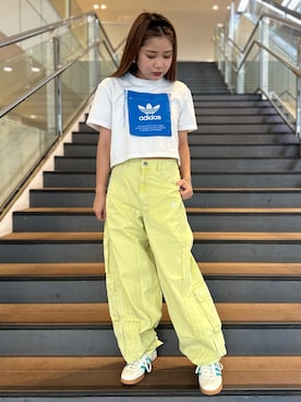 「クセニア・シュナイダー」｜「アイテム（パンツ）」を使った、mikuさん（レディース・153cm）の夏コーディネート
