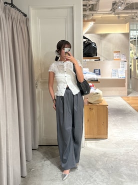 「mystic（ミスティック）のアイテム（シュシュ）」を使った、TOKUさん（レディース・168cm）の春コーディネート
