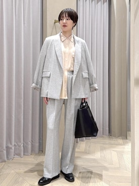 「アイテム（ドレスシューズ）」を使った、usamiさん（レディース・167cm・30代）の秋コーディネート