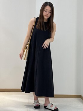 「雨の日」｜「アイテム（ワンピース/ドレス）」を使った、arareさん（レディース・157cm）の夏コーディネート
