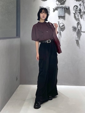 「アイテム（ドレスシューズ）」を使った、ぽんさん（レディース・155cm）の夏コーディネート