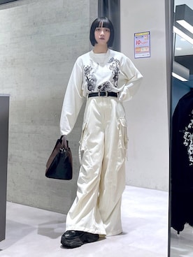 「PAGEBOY（ページボーイ）のアイテム」を使った、ぽんさん（レディース・155cm）の秋コーディネート