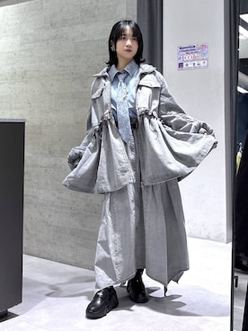 「HARE（ハレ）のアイテム（ジャケット/アウター）」を使った、ぽんさん（レディース・155cm）の冬コーディネート