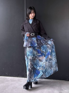 「HARE（ハレ）のアイテム（ジャケット/アウター）」を使った、ぽんさん（レディース・155cm）の冬コーディネート