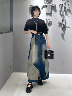 「アイテム（ドレスシューズ）」を使った、ぽんさん（レディース・155cm）の夏コーディネート