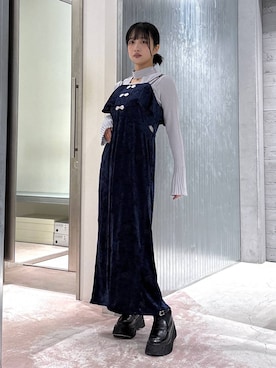 「HARE（ハレ）のアイテム（ニット/セーター）」を使った、ぽんさん（レディース・154cm）の秋コーディネート