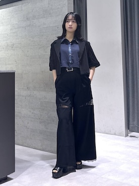 「HARE（ハレ）のアイテム（テーラードジャケット）」を使った、ぽんさん（レディース・154cm）の春コーディネート