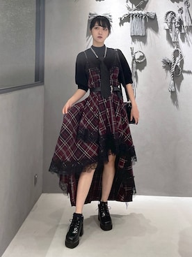 「アイテム（フォーマルスーツ/小物）」を使った、ぽんさん（レディース・155cm）の夏コーディネート