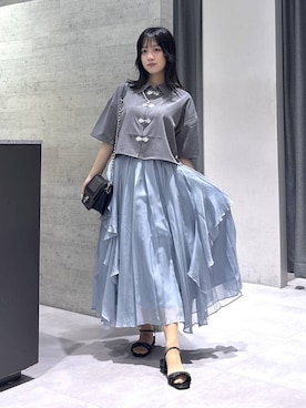 ぽんさん（レディース・154cm）の春コーディネート