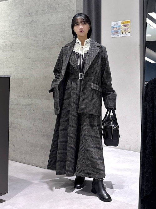 セール】ウールライクレイヤーミドルジャケット(HARE)（テーラード