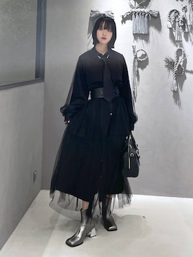 「アイテム（ワンピース/ドレス）」を使った、ぽんさん（レディース・155cm・20代）の秋コーディネート