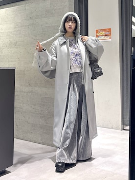 「HARE（ハレ）のアイテム（タンクトップ）」を使った、ぽんさん（レディース・155cm）の秋コーディネート