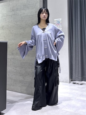 「HARE（ハレ）のアイテム（タンクトップ）」を使った、ぽんさん（レディース・154cm）の秋コーディネート