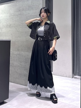 「HARE（ハレ）のアイテム（バッグ）」を使った、ぽんさん（レディース・154cm）の夏コーディネート