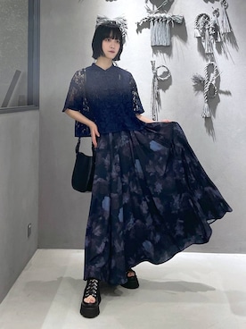 「アイテム（ベルト）」を使った、ぽんさん（レディース・155cm・20代）の夏コーディネート