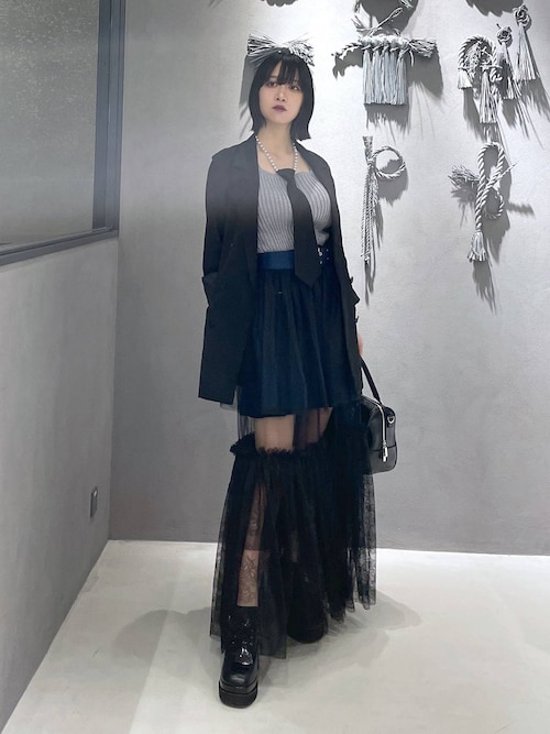 レースアップチャンキーサボサンダル(HARE)