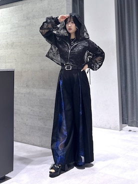 「HARE（ハレ）のアイテム（ブーツ）」を使った、ぽんさん（レディース・154cm）の春コーディネート