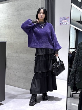 「きれいめ」｜ぽんさん（レディース・155cm）の冬コーディネート