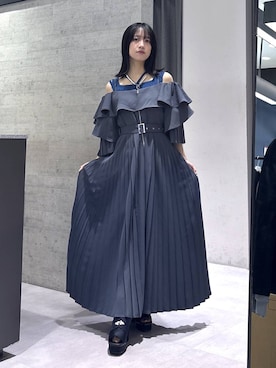 「HARE（ハレ）のアイテム」を使った、ぽんさん（レディース・154cm）の春コーディネート