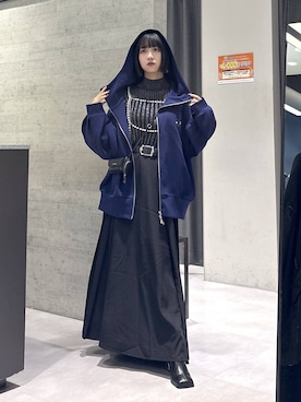 「アイテム（財布）」を使った、ぽんさん（レディース・155cm）の秋コーディネート