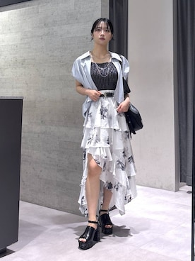 ぽんさん(レディース・154cm)の春コーディネート