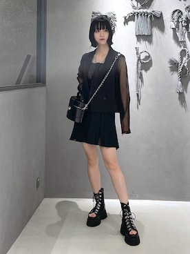 「アイテム（フォーマルスーツ/小物）」を使った、ぽんさん（レディース・155cm・20代）の夏コーディネート