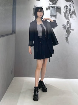 「アイテム（ネクタイ）」を使った、ぽんさん（レディース・155cm・20代）の夏コーディネート