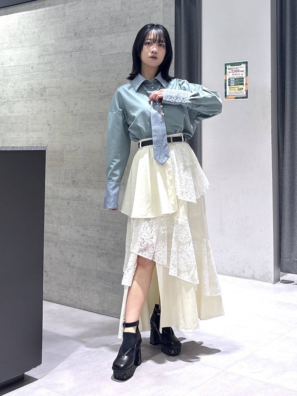 パーツツキネクタイシャツ(HARE)を使ったショップスタッフの人気