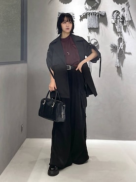 「アイテム（トレンチコート）」を使った、ぽんさん（レディース・155cm）の夏コーディネート