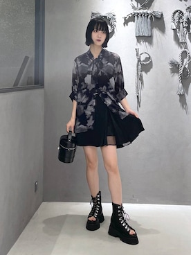 「アイテム（ベルト）」を使った、ぽんさん（レディース・155cm・20代）の夏コーディネート
