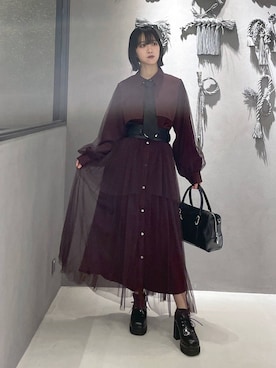 「アイテム（ベルト）」を使った、ぽんさん（レディース・155cm・20代）の夏コーディネート