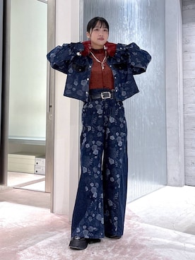 ぽんさん（レディース・154cm）の秋コーディネート