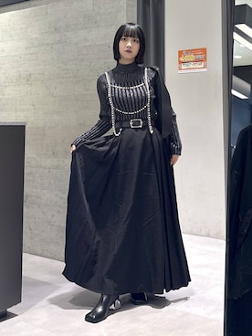 「HARE（ハレ）のアイテム（タンクトップ）」を使った、ぽんさん（レディース・155cm）の秋コーディネート