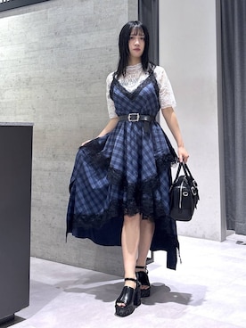 「HARE（ハレ）のアイテム（ワンピース/ドレス）」を使った、ぽんさん（レディース・154cm）の夏コーディネート