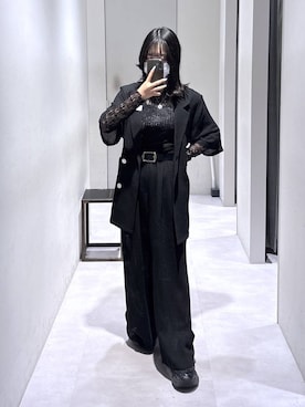 「HARE（ハレ）のアイテム（ジャケット/アウター）」を使った、ぽんさん（レディース・154cm）の春コーディネート