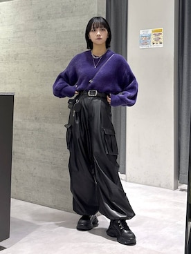 「アイテム（財布）」を使った、ぽんさん（レディース・155cm）の秋コーディネート