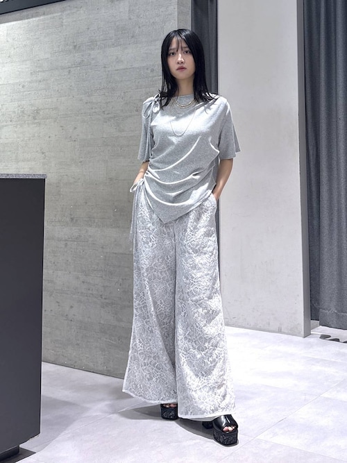 HARE（ハレ） ワイドパンツ パンツ シアーレイヤードレースパンツ(HARE