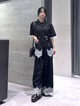 「HARE（ハレ）のアイテム（バッグ）」を使った、ぽんさん（レディース・154cm）の夏コーディネート