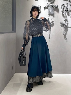 「アイテム（ドレスシューズ）」を使った、ぽんさん（レディース・155cm）の夏コーディネート