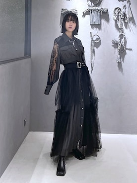 「アイテム（ワンピース/ドレス）」を使った、ぽんさん（レディース・155cm・20代）の夏コーディネート