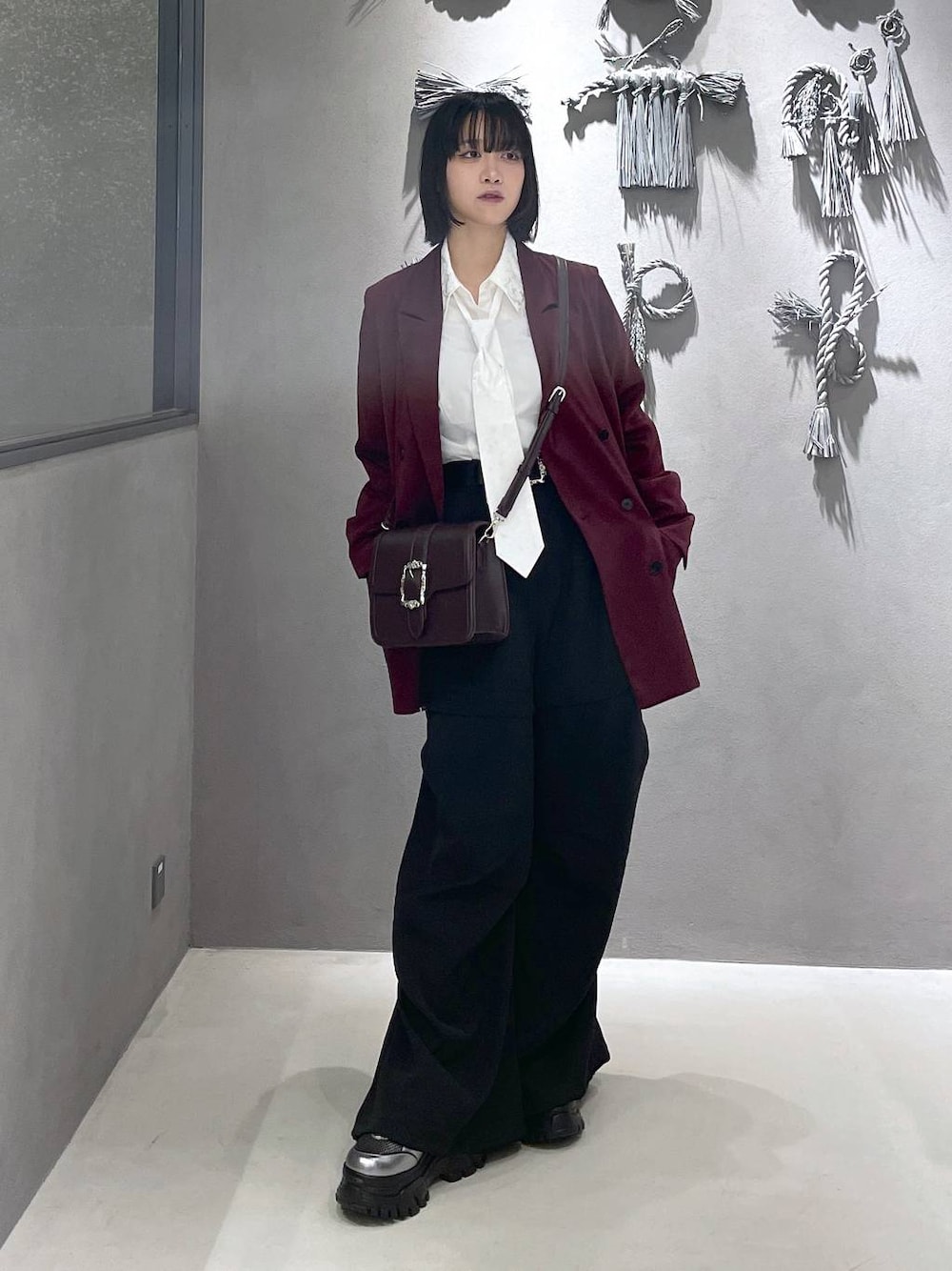 百田夏菜子着用/SET UP対応 】KIHINN2WAYジャケット＊ジレ(HARE)を使っ