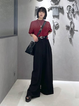 「アイテム（タンクトップ）」を使った、ぽんさん（レディース・155cm・20代）の夏コーディネート