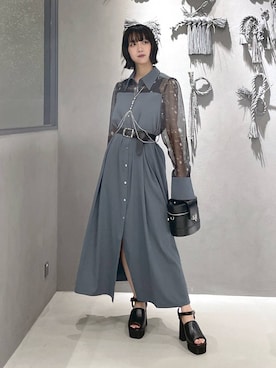 「結婚式2次会」｜ぽんさん（レディース・155cm）の夏コーディネート