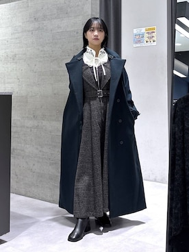 「アイテム（タンクトップ）」を使った、ぽんさん（レディース・155cm）の秋コーディネート