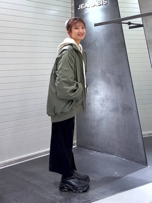 3.5Gキーネックニットフーディー/618153（パーカー）｜JEANASIS