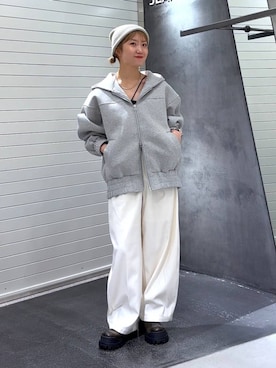 「アイテム（ブルゾン）」を使った、みっきぃさん（レディース・155cm・20代）の秋コーディネート